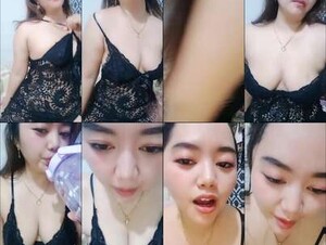 Susu Kental Manies Mbak Rhyaa Black Lingerie - AVTub